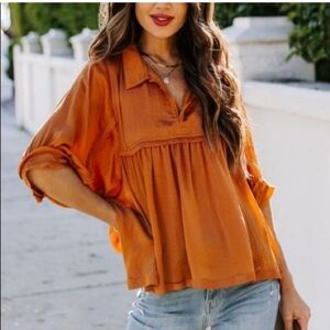 Vici Tabitha satin blouse S